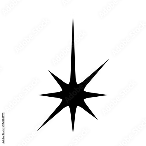 Sparkle icon vector. Stars sparkle illustration sign. Star symbol or logo.  © Natalia