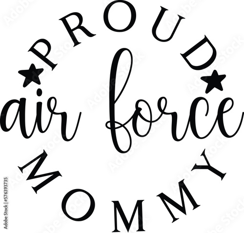 proud air force mommy SVG