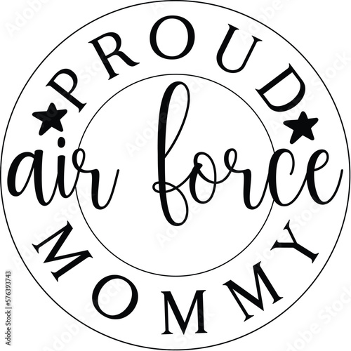 proud air force mommy SVG