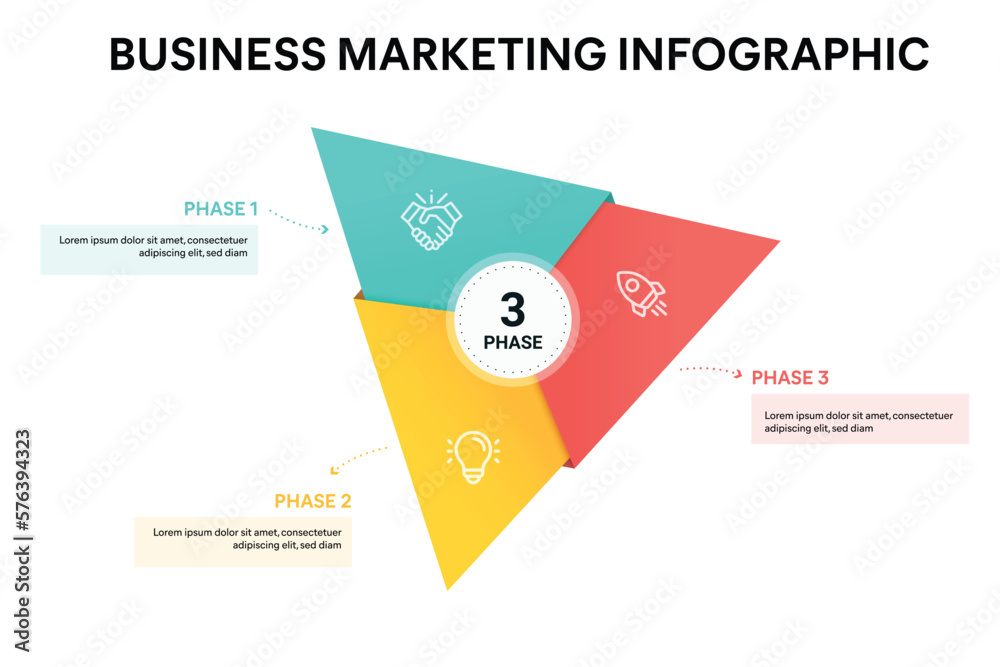 Origami style pie chart triangle infographic template with 3 options, steps, parts, segments. Business concept. marketing infographic vector illustration. Origami style pie chart triangle infographic template with 3 options, steps, parts, segments. Business concept. marketing infographic vector illustration.