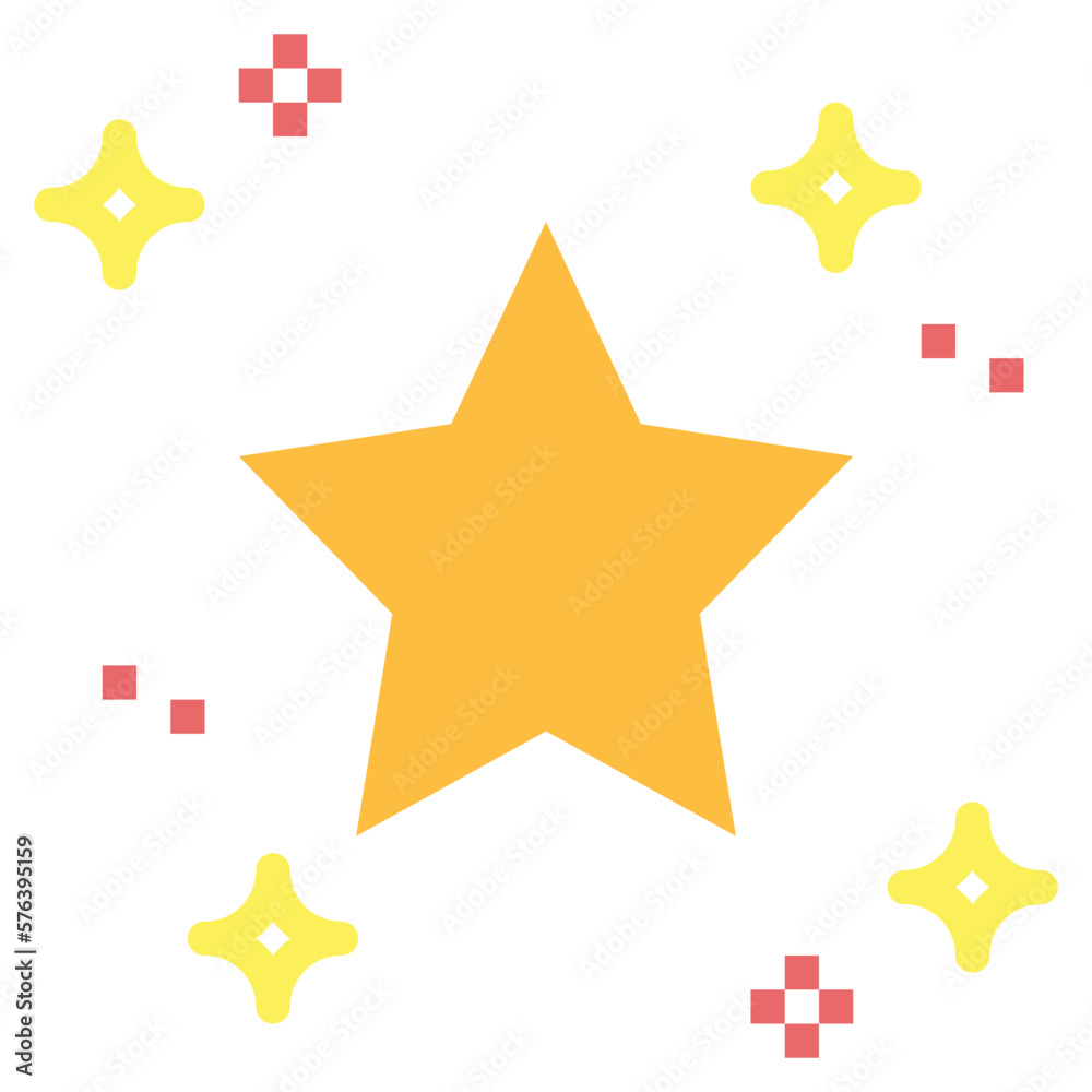 star flat icon style star flat icon style