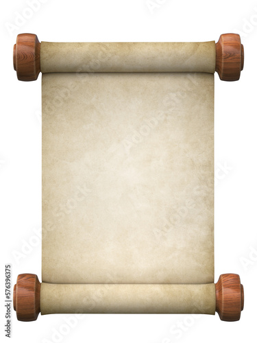 Fototapeta Naklejka Na Ścianę i Meble -  Parchment scroll 3d rendering