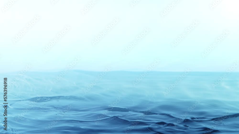 Super Slow Motion Abstract Shot of Waving Blue Clear Water Surface at 1000fps. Super Slow Motion Abstract Shot of Waving Blue Clear Water Surface at 1000fps.