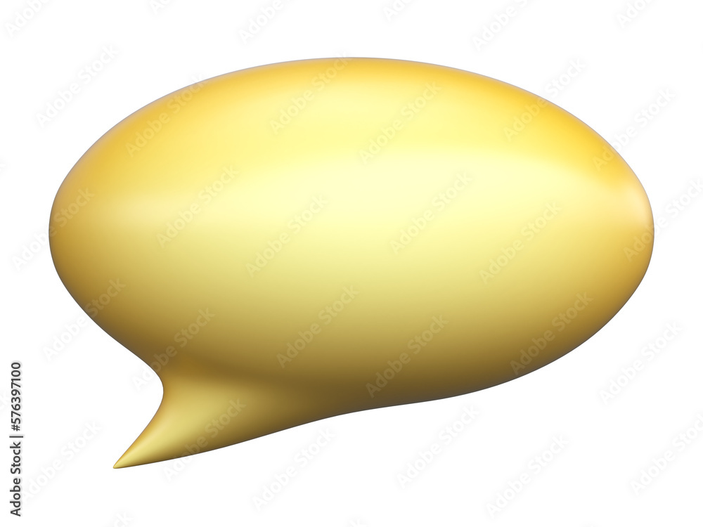 3d speech bubble on white background 3d speech bubble on white background