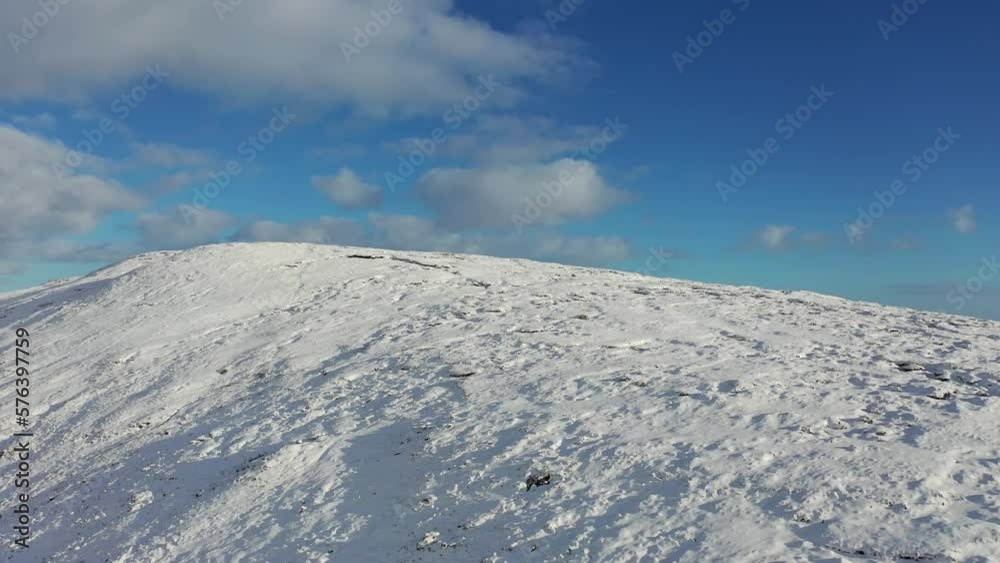 The snow covered Glenveagh Mountains and Glen in County Donegal - Republic of Ireland The snow covered Glenveagh Mountains and Glen in County Donegal - Republic of Ireland