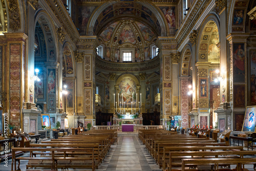 The baroque church of San Marcello al Corso in Rome, Italy
 photo