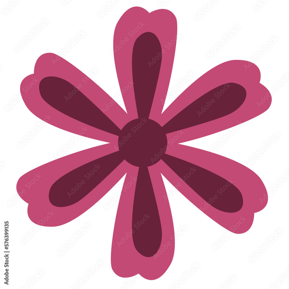 Purple flower plant botanical decoration Purple flower plant botanical decoration