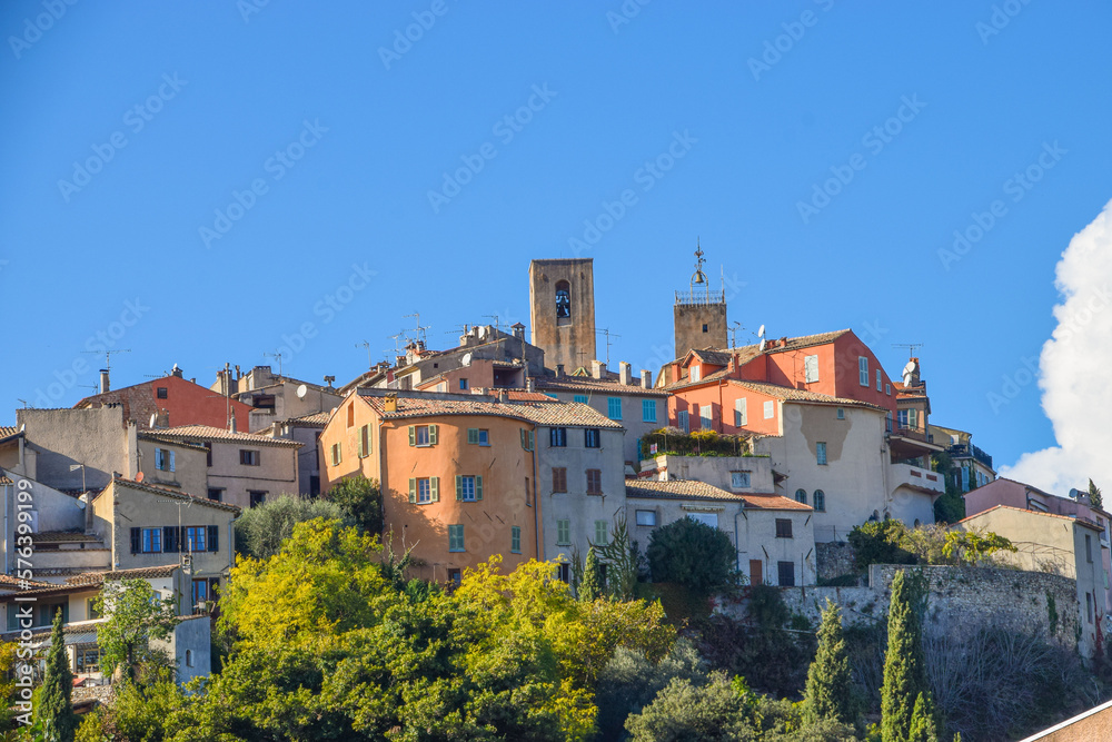 Biot village, South of France, exterior daytime view