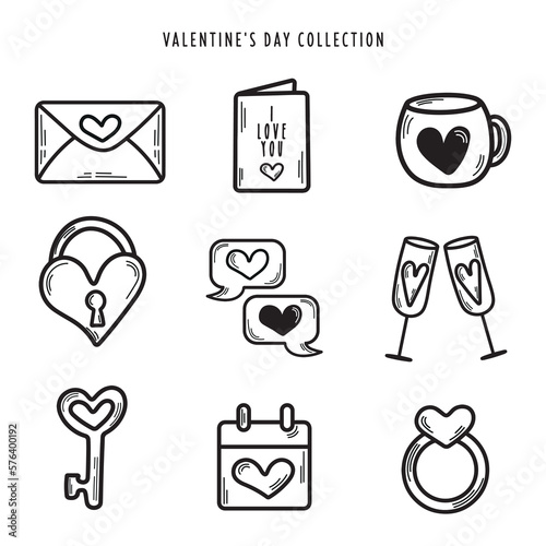 Valentine's Day Doodle Collection