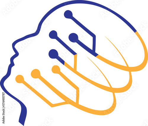 digital brain logo