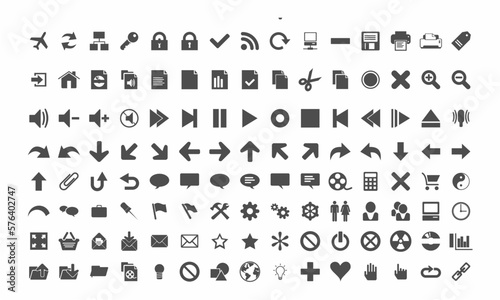 icon set collection for web 