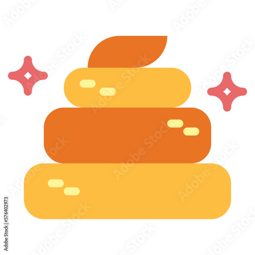 poo flat icon style