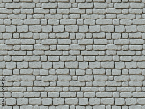 Light gray concrete brick wall texture pattern tile Generative AI