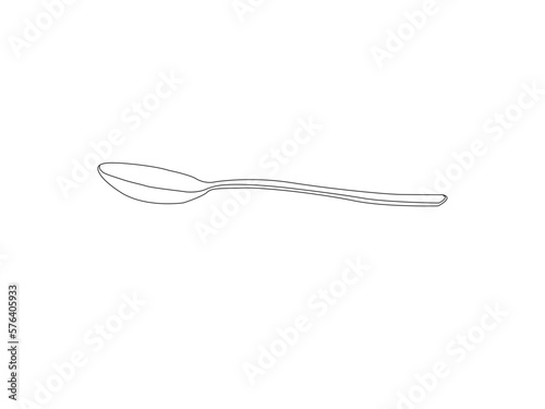 A top down view on a cutlery in white background.Cutlery icon. Spoon, forks, knife. restaurant business concept, vector illustration.Set cutlery of fork, spoon. Hight realistic vector illustration .