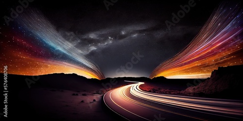 Speeding in the highway at ...