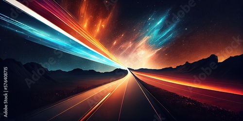 Speeding in the highway at ...