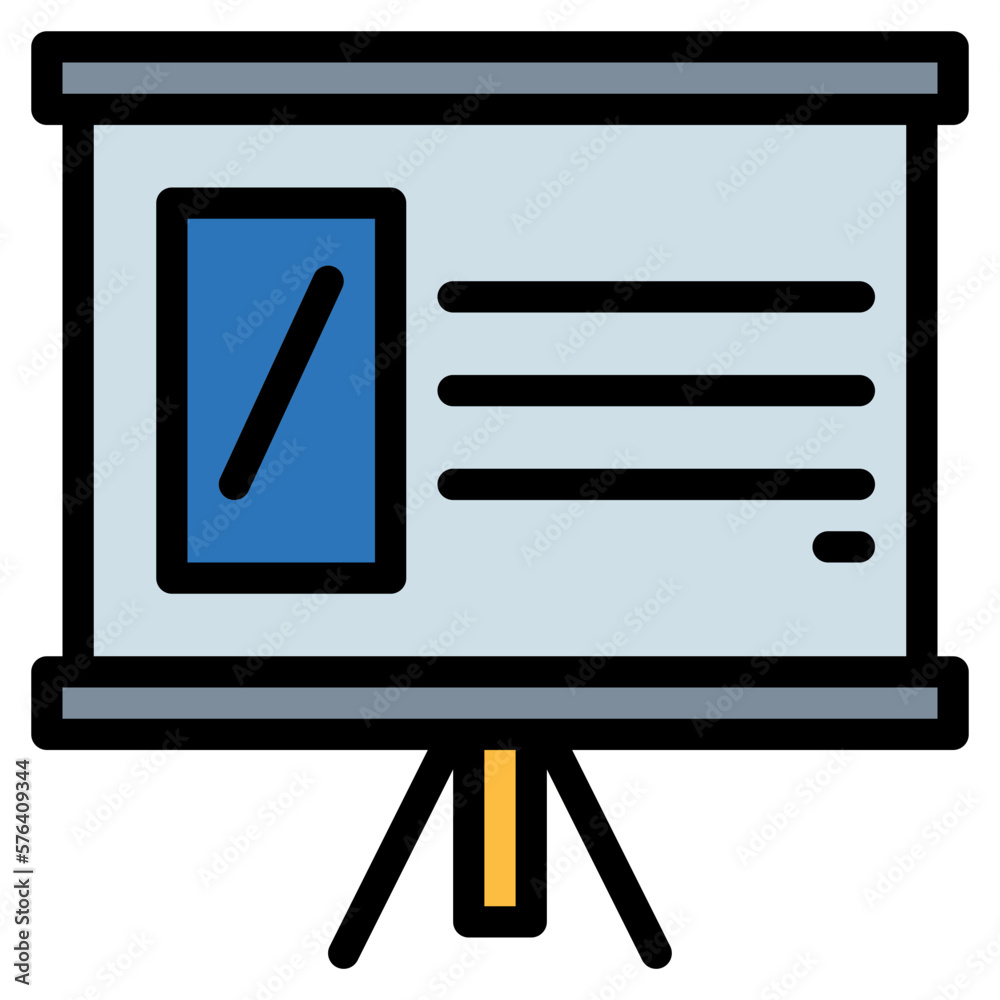 presentation filled outline icon style presentation filled outline icon style