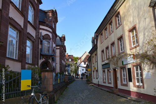 Street in the old town in Freiburg im Breisgau, Black Forest, Germany © Claudia Evans 