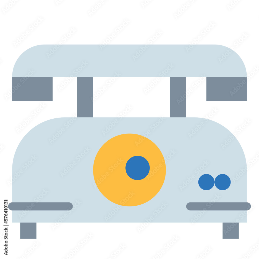 telephone flat icon style