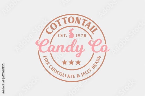 Retro Easter Sign SVG T shirt Design