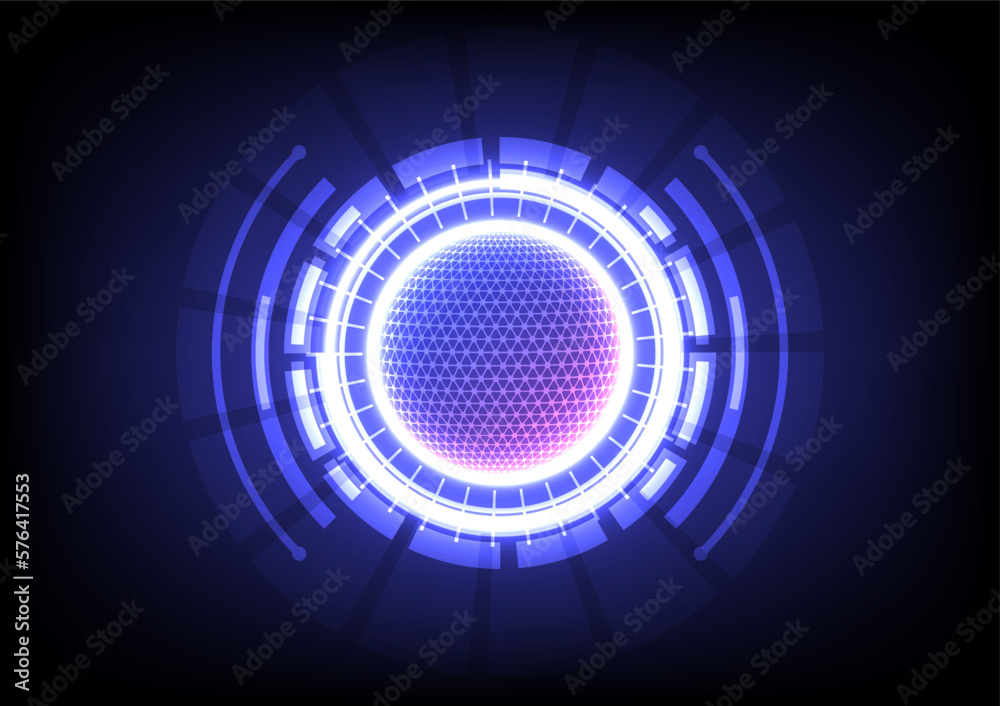 global technology background, Virtual reality and artificial intelligence and cloud computing, big data, internet connectivity. Blue futuristic background with planet Earth. global technology background, Virtual reality and artificial intelligence and cloud computing, big data, internet connectivity. Blue futuristic background with planet Earth.