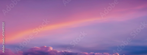 beautiful sky and clouds in pastel tones © Fernando