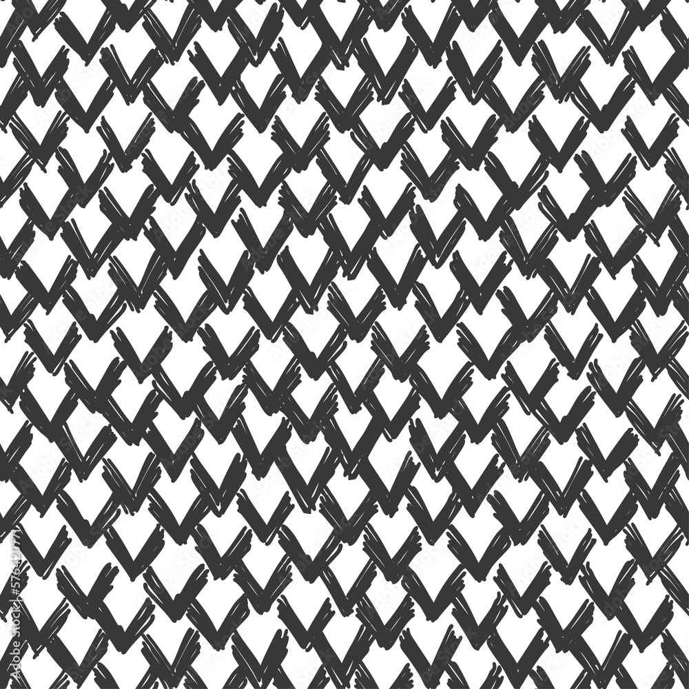 Hand-drawn net seamless pattern