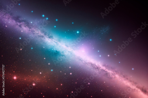 background with stars. Generative ai
