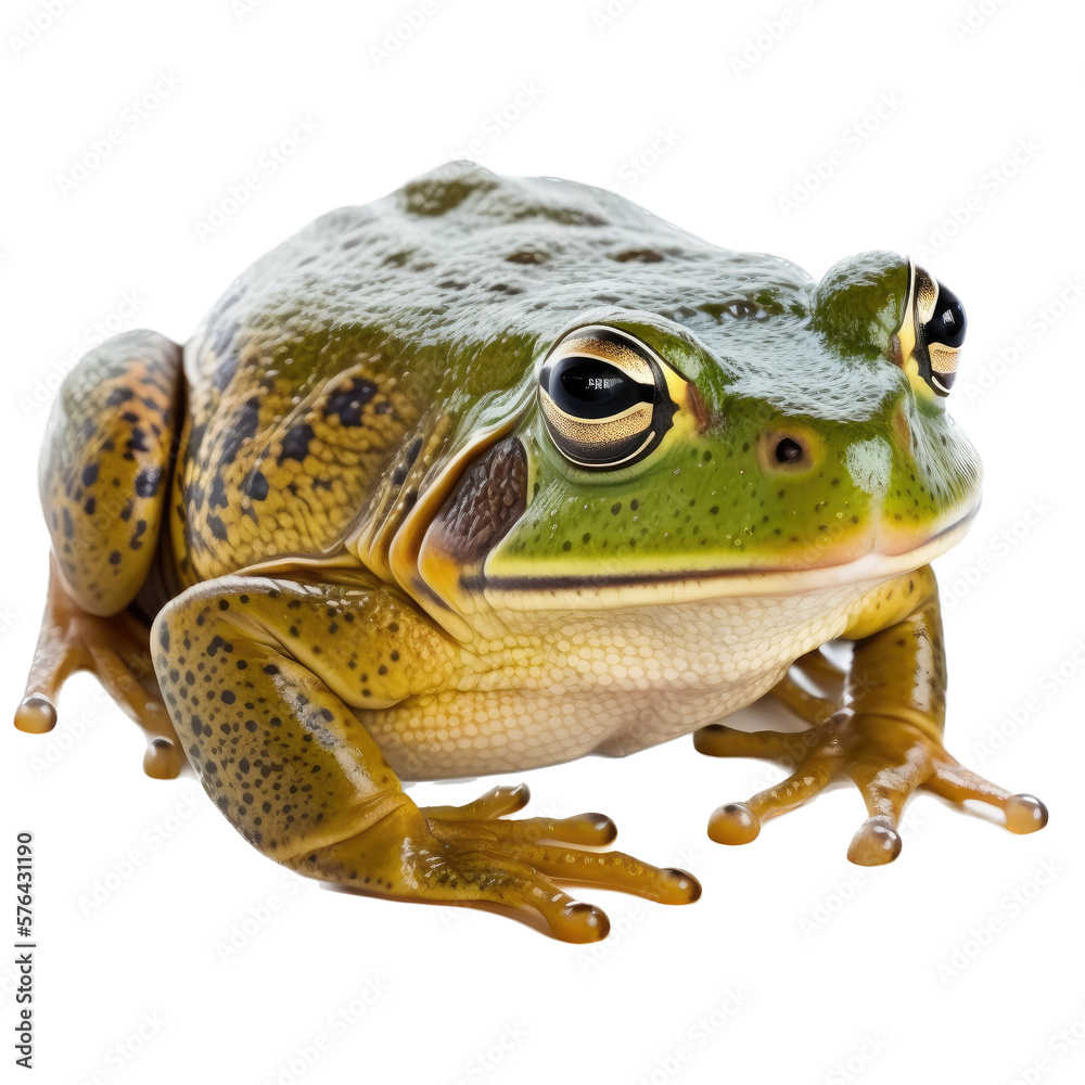 isolated bullfrog, frog, spring, transparent background, cute, png ...