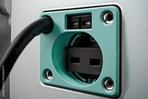 picture of an electric socket up close