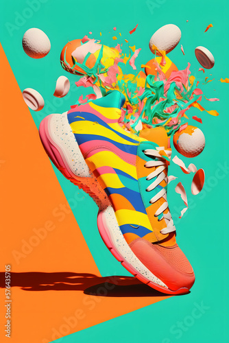 sport shoe illustration