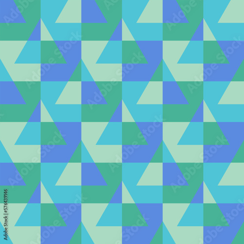 A simple and clear geometric ornament for decorating any surfaces or things. Seamless pattern.