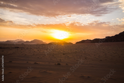 Wadi Rum Sunset  Jordan