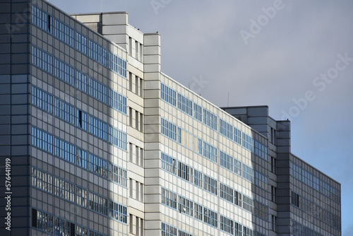 Low angle view of a modern office building in Berlin
