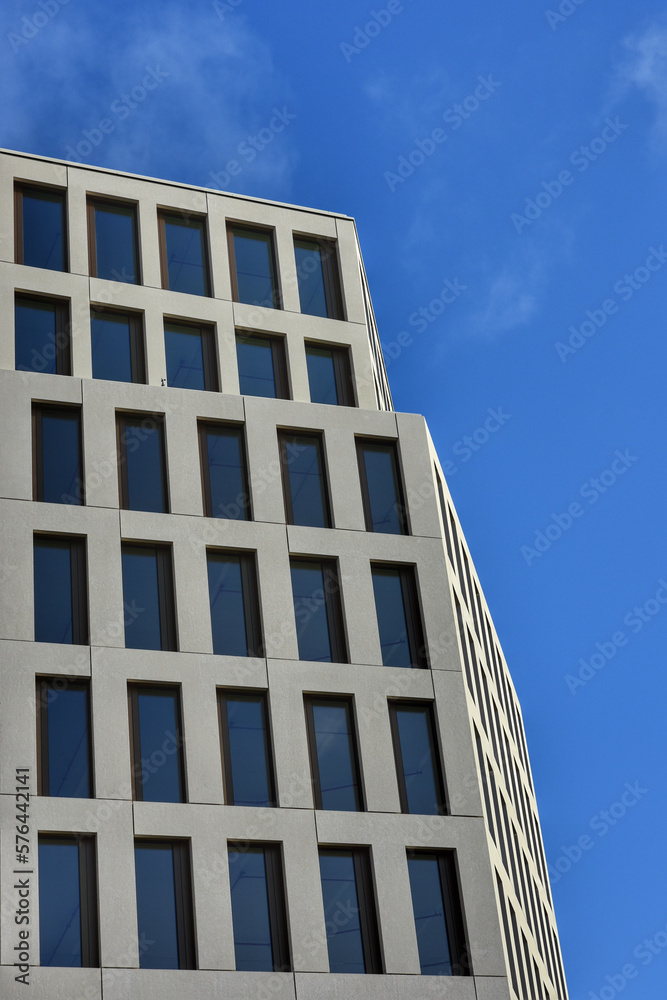Low angle view of a modern office building in Berlin Low angle view of a modern office building in Berlin