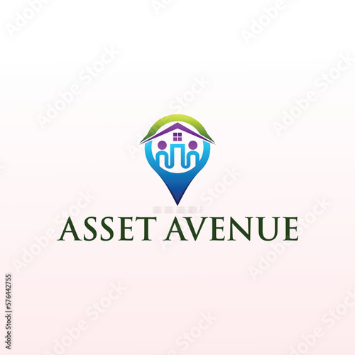asset avenue logo design template
