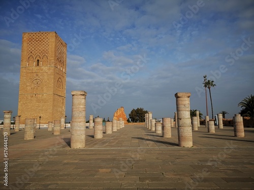 Hassan Tower in Rabat, Morocco