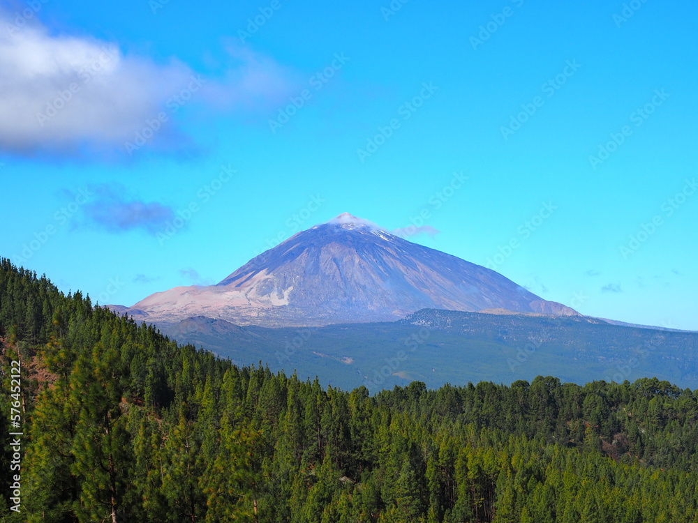 Espectaculares vistas al volcán Teide en la isla de Tenerife