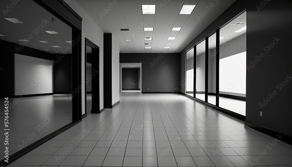 Open Plan, Office Space, Design. Post-produced generative AI digital illustration. Open Plan, Office Space, Design. Post-produced generative AI digital illustration.