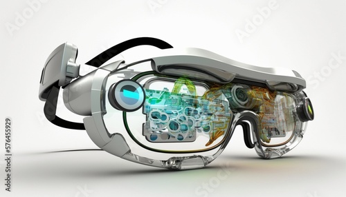 headphones on white, Generative AI