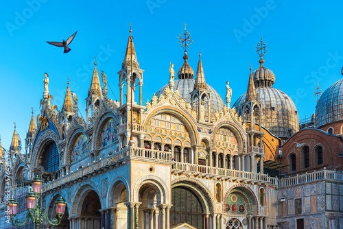 Piazza San Marco in Venice. View of St Mark's Basilica © Nataliya Schmidt