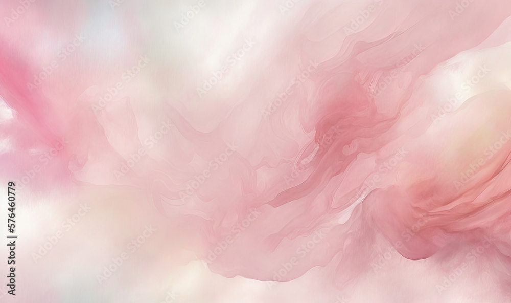  a pink and white background with a blurry effect in the middle.  generative ai