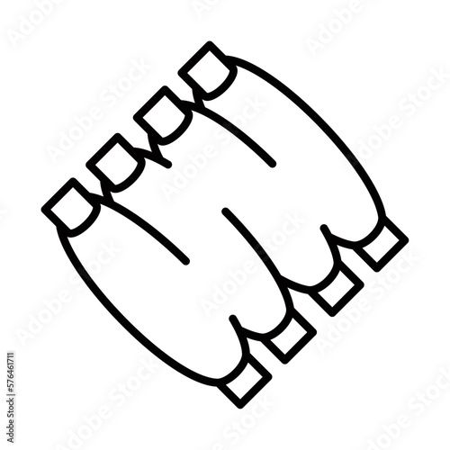 grill ribs pork icon