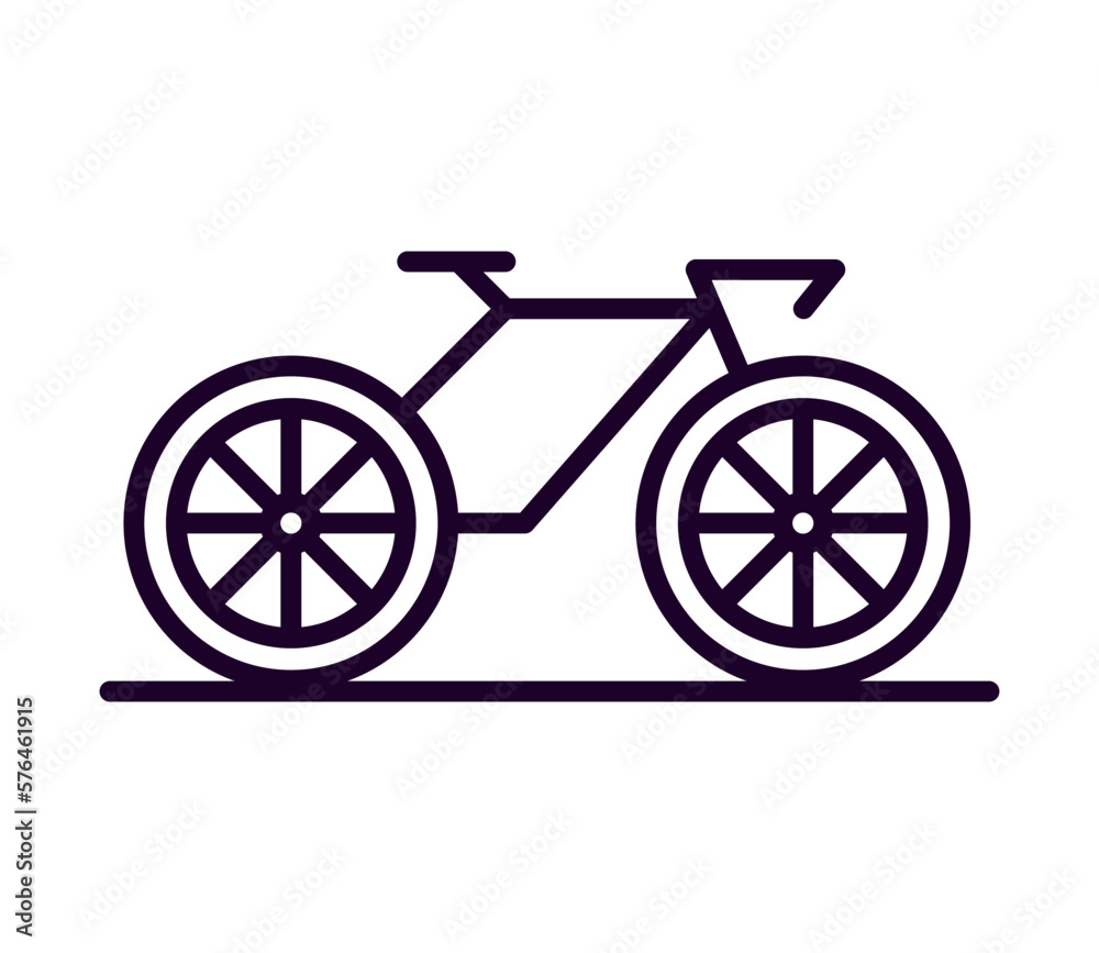 Fototapeta premium bicycle icon isolated