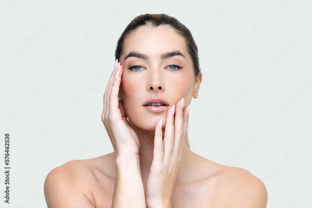 Portrait of a face of the beautiful woman with a healthy skin. Portrait of a face of the beautiful woman with a healthy skin.