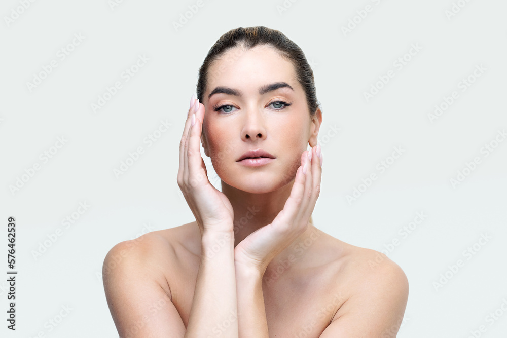 Portrait of a face of the beautiful woman with a healthy skin. Portrait of a face of the beautiful woman with a healthy skin.