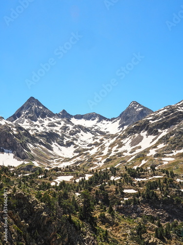 El gran facha desde Respomuso en los pirineos