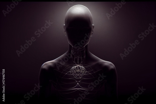 3d rendered illustration of a human body