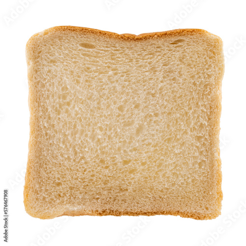 Fotobehang isolated photo of slice of toast bread