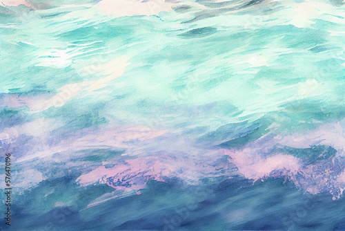 background image of water surface, extreme resolution, watercolor style AI Generated